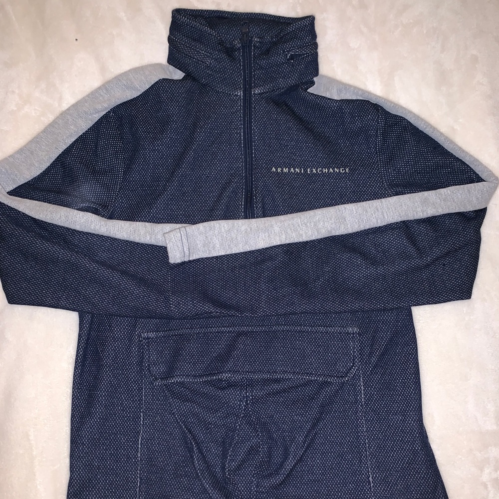 Armani Exchange Quarter Zip Sweatshirt
